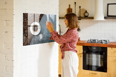 Magnettavla för köket kopp kaffe