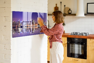 Magnetická tabuľa na stenu New York på natten