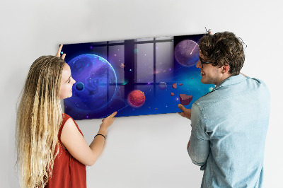 Magnetkort Galaxy planeter