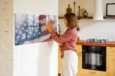 Tabuľa na magnetky amerikanska flaggan