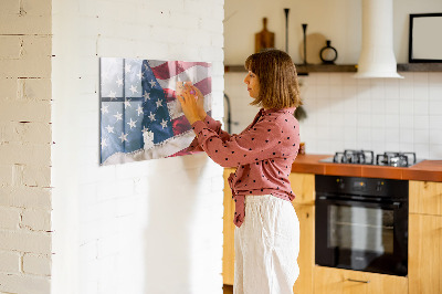 Tabuľa na magnetky amerikanska flaggan