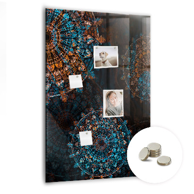 Magnetická tabuľa na magnetky Dekorativ mandala