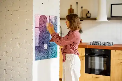 Magnetisk rittavla med gradientabstraktion