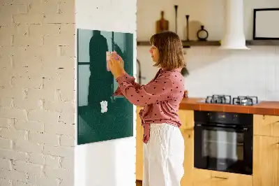Magnetisk skrivtavla med linjärt bladmönster