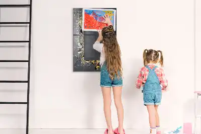 Magnetisk rittavla i utförandet guldkonfetti