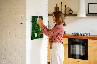 Magnetisk rittavla med motiv av blad