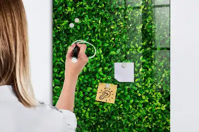 Magnetisk rittavla med motiv av blad