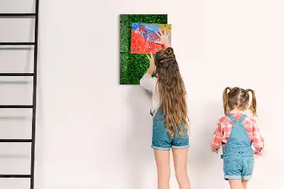 Magnetisk rittavla med motiv av blad