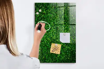 Magnetisk rittavla med motiv av blad