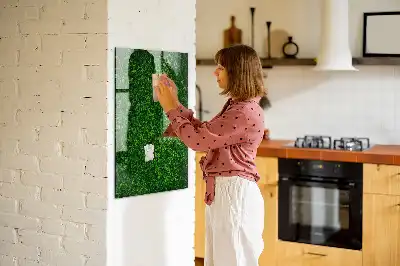 Magnetisk rittavla med motiv av blad