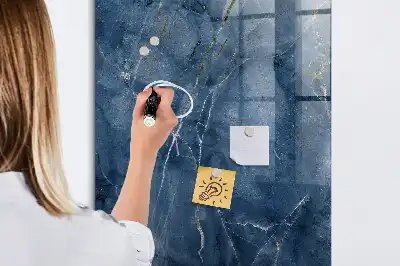 Magnetisk rittavla dekorativ marmordesign