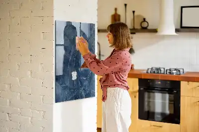 Magnetisk rittavla dekorativ marmordesign