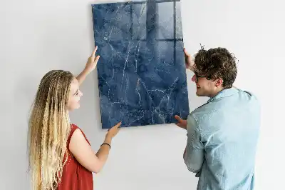 Magnetisk rittavla dekorativ marmordesign