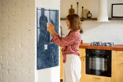 Magnetisk rittavla dekorativ marmordesign