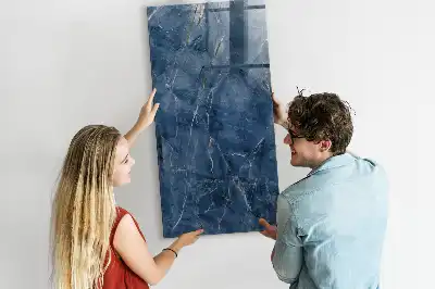 Magnetisk rittavla dekorativ marmordesign
