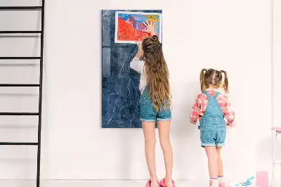 Magnetisk rittavla dekorativ marmordesign