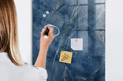 Magnetisk rittavla dekorativ marmordesign