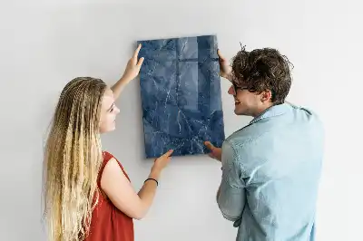 Magnetisk rittavla dekorativ marmordesign