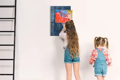 Magnetisk rittavla dekorativ marmordesign