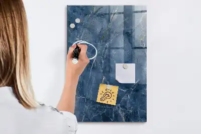 Magnetisk rittavla dekorativ marmordesign