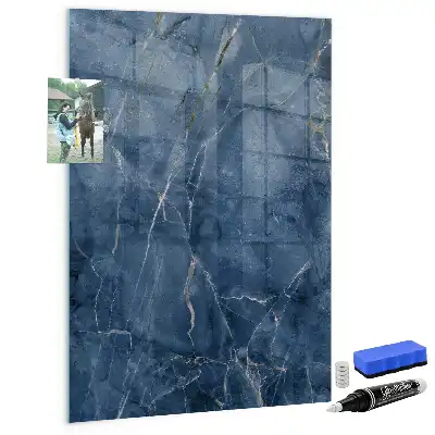 Magnetisk rittavla dekorativ marmordesign