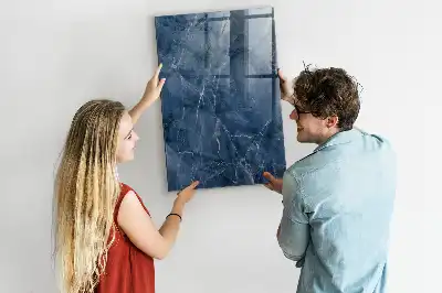 Magnetisk rittavla dekorativ marmordesign