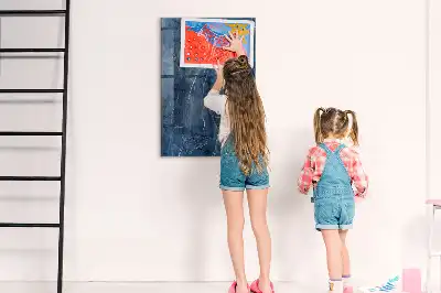 Magnetisk rittavla dekorativ marmordesign