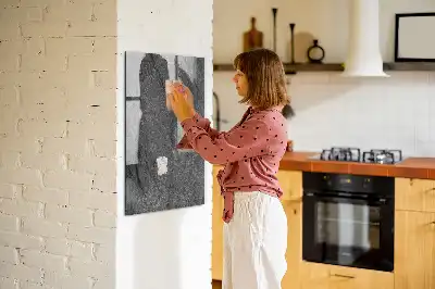 Magnetisk skrivtavla med bergsstruktur