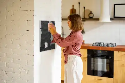 Magnetisk rittavla med mörkt mönster