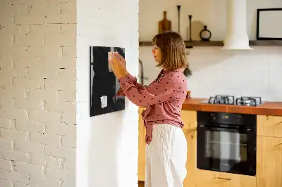 Magnetisk skrivtavla enfärgad duk