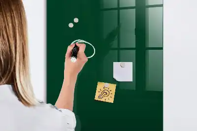 Magnetisk skrivtavla flaskgrön