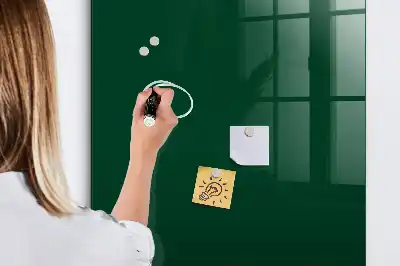 Magnetisk skrivtavla flaskgrön