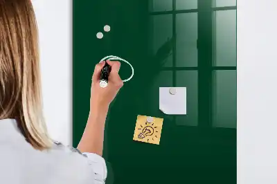 Magnetisk skrivtavla flaskgrön
