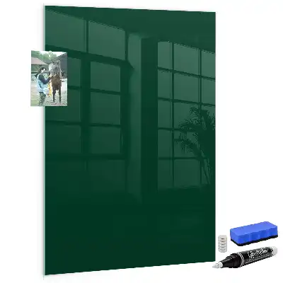 Magnetisk skrivtavla flaskgrön