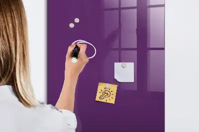 Magnetisk skrivtavla i färgen lila