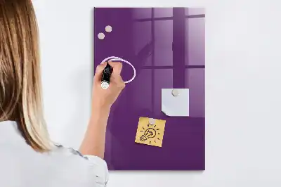 Magnetisk skrivtavla i färgen lila