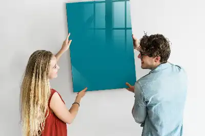 Magnetisk skrivtavla i mörkblått utförande