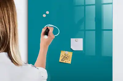 Magnetisk skrivtavla i mörkblått utförande