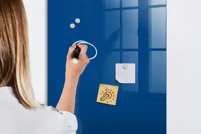 Magnetisk rittavla i blå färg