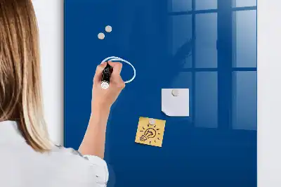 Magnetisk rittavla i blå färg