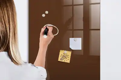 Magnetisk skrivtavla brun