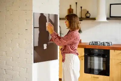 Magnetisk skrivtavla brun