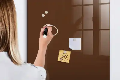 Magnetisk skrivtavla brun