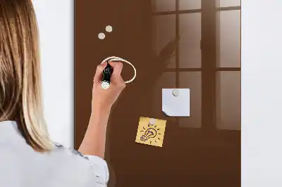 Magnetisk skrivtavla brun