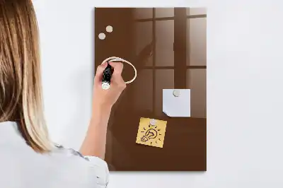 Magnetisk skrivtavla brun