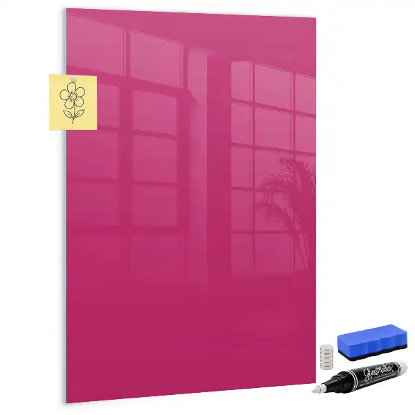 Magnetisk skrivtavla intensivt rosa