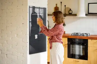 Menytavla magnetisk skrivtavla