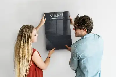 Menytavla magnetisk skrivtavla