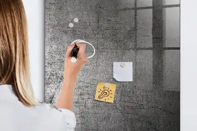Magnetisk rittavla i utförande av repad metall