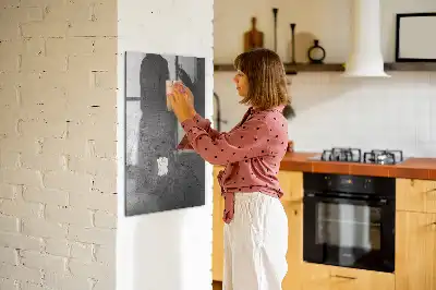 Magnetisk rittavla i utförande av repad metall